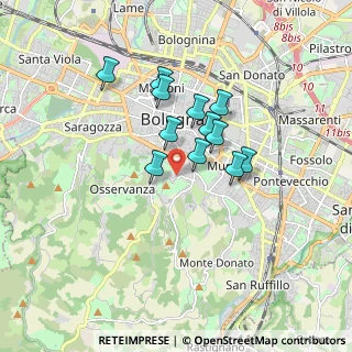 Mappa Piazzale Giuseppe Bacchelli, 40136 Bologna BO, Italia (1.3325)
