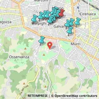 Mappa Piazzale Giuseppe Bacchelli, 40136 Bologna BO, Italia (1.2525)