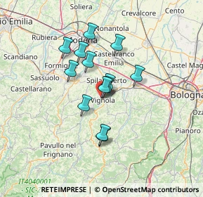 Mappa Via Dino Raimondi, 41058 Vignola MO, Italia (10.19308)