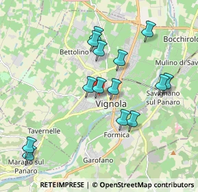 Mappa Via Dino Raimondi, 41058 Vignola MO, Italia (1.89071)