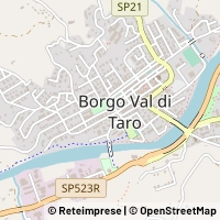 Mapa Borgo Val di Taro