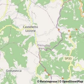 Mappa Castelletto Uzzone