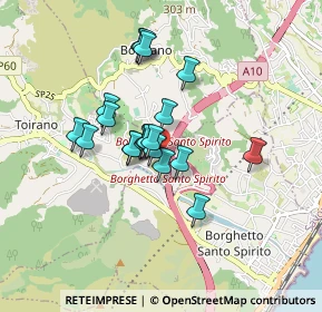 Mappa Via Marici, 17055 Toirano SV, Italia (0.65)
