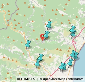 Mappa Via Provinciale, 17020 Balestrino SV, Italia (5.0525)