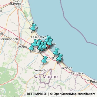 Mappa Via dei Mille, 47841 Bellaria-Igea Marina RN, Italia (8.14)