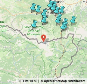 Mappa Margine inferiore ghiacciaio Pagarì, 12010 Entracque CN, Italia (18.8505)