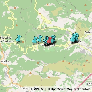 Mappa Via Piemonte, 17020 Balestrino SV, Italia (1.075)