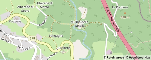 Mappa Castiglione dei Pepoli