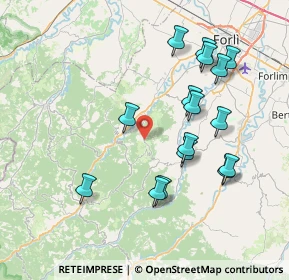 Mappa Via dei Raggi, 47011 Castrocaro Terme e Terra del Sole FC, Italia (7.84063)