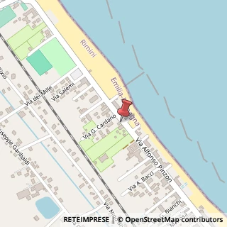 Mappa Via Alfredo Pinzon, 304, 47814 Bellaria-Igea Marina, Rimini (Emilia Romagna)