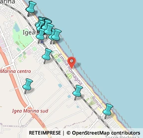 Mappa Via Alfredo Pinzon, 47814 Bellaria-Igea Marina RN, Italia (1.263)
