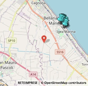 Mappa Via Cesare Battisti, 47814 Bellaria-Igea Marina RN, Italia (2.25412)