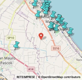 Mappa Via Cesare Battisti, 47814 Bellaria-Igea Marina RN, Italia (2.355)