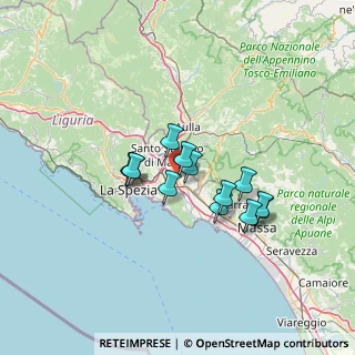Mappa SS62, 19038 Sarzana SP, Italia (10.28385)