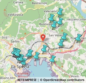 Mappa Galligani 1, 19126 La Spezia SP, Italia (2.421)