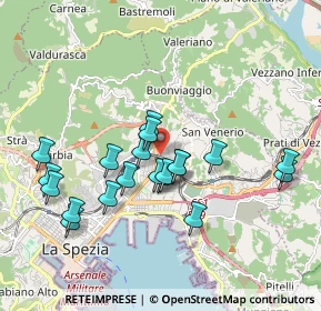 Mappa Galligani 1, 19126 La Spezia SP, Italia (1.792)