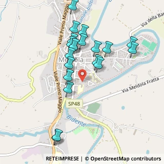 Mappa Via Paolo Mastri, 47014 Meldola FC, Italia (0.49)