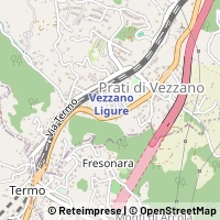 Kaart Vezzano Ligure