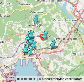 Mappa 19135 La Spezia SP, Italia (1.43813)