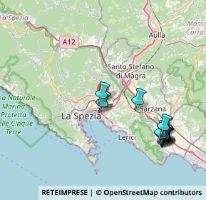 Mappa 19135 La Spezia SP, Italia (8.74429)