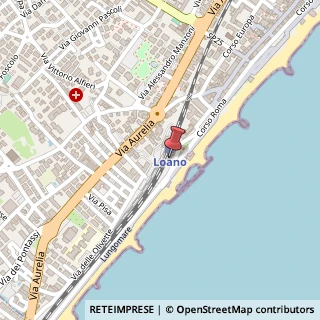 Mappa Via della Stazione Vecchia, 34, 17025 Loano, Savona (Liguria)