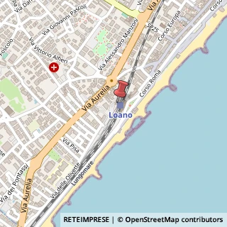Mappa Via della Stazione Vecchia, 17025 Loano SV, Italia, 17025 Loano, Savona (Liguria)