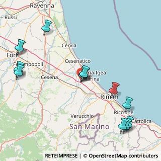 Mappa Via Villagrappa, 47039 San Mauro Pascoli FC, Italia (21.39571)