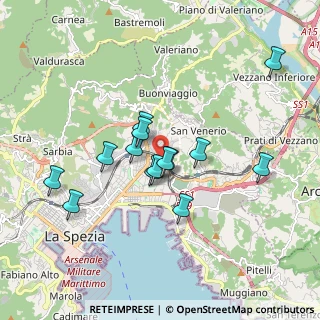 Mappa SS 1 Via Aurelia, 19126 La Spezia SP, Italia (1.58429)