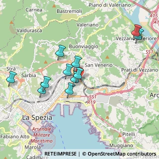 Mappa SS 1 Via Aurelia, 19126 La Spezia SP, Italia (1.89818)