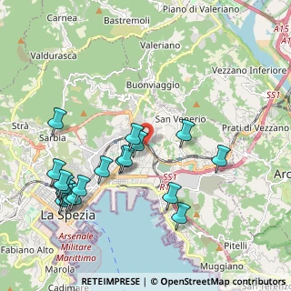 Mappa SS 1 Via Aurelia, 19126 La Spezia SP, Italia (2.31947)