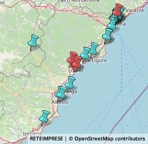 Mappa Via Amilcare Ponchielli, 17025 Loano SV, Italia (18.8125)