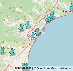 Mappa Via Amilcare Ponchielli, 17025 Loano SV, Italia (6.25389)