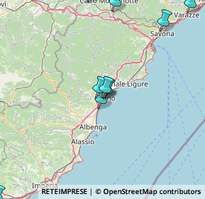 Mappa Via Vittorio Alfieri, 17025 Loano SV, Italia (32.86625)