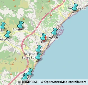 Mappa Via Vittorio Alfieri, 17025 Loano SV, Italia (2.68333)