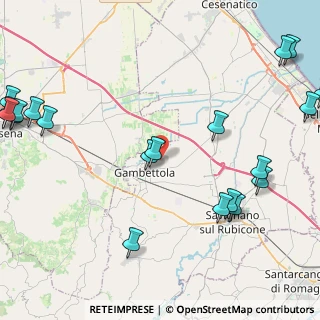 Mappa Via Fondi I, 47035 Gambettola FC, Italia (6.372)