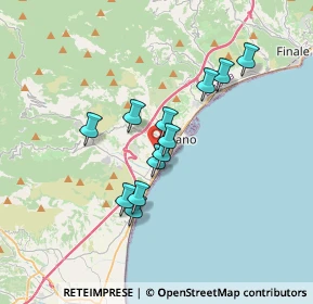 Mappa Via dei Prigliani, 17025 Loano SV, Italia (2.7725)