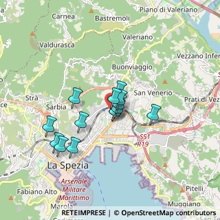 Mappa Via Giobatta de Nobili, 19125 La Spezia SP, Italia (1.30286)