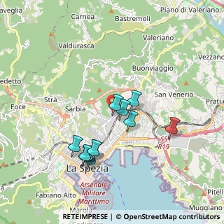 Mappa Via Paolo Emilio Taviani, 19125 La Spezia SP, Italia (1.72273)