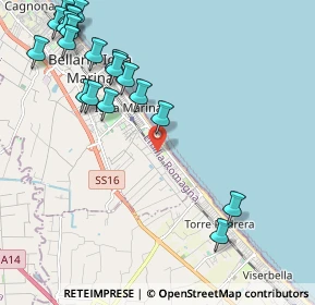 Mappa Via Cardano, 47814 Bellaria-Igea Marina RN, Italia (2.7195)