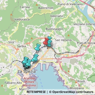 Mappa Via del Canaletto, 19125 La Spezia SP, Italia (2.05714)