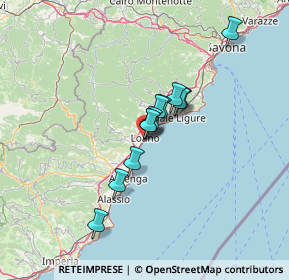 Mappa Via A. Ghilini, 17025 Loano SV, Italia (9.04417)
