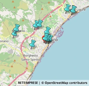 Mappa Via Luigi Pirandello, 17025 Loano SV, Italia (1.62077)