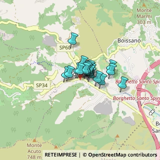 Mappa Via S. Francesco D'Assisi, 17055 Toirano SV, Italia (0.3755)
