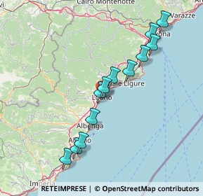 Mappa Via Cesarea, 17025 Loano SV, Italia (14.7425)