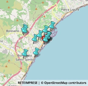 Mappa Via Cesarea, 17025 Loano SV, Italia (0.91071)