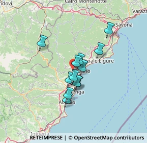 Mappa Via Giuseppe Garibaldi, 17055 Toirano SV, Italia (9.54917)