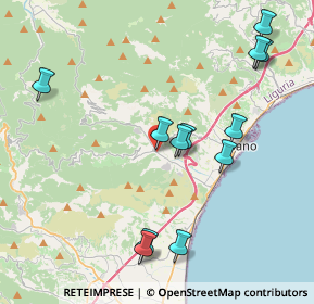 Mappa Via Provinciale, 17055 Toirano SV, Italia (4.44333)