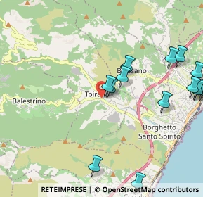 Mappa Via Provinciale, 17055 Toirano SV, Italia (2.57143)