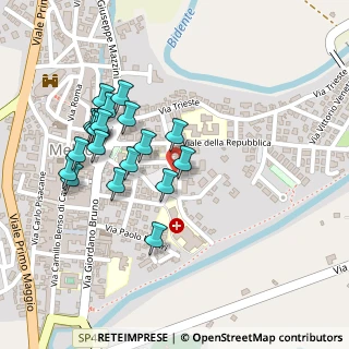 Mappa Viale della Pace, 47014 Meldola FC, Italia (0.233)