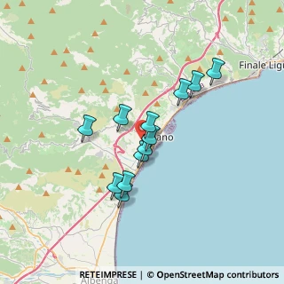 Mappa Via Ortigara, 17025 Loano SV, Italia (2.835)